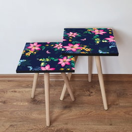 Hanah Home Juego de Mesas Nido Multicolor